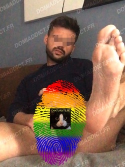 Maître pour léchage de pieds