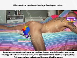 Lille - Avide de soumission, bondage, fessée pour maître