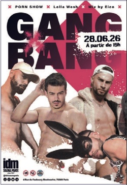 Gang Bang live à Paris – Événement BDSM XXL Pride Edition